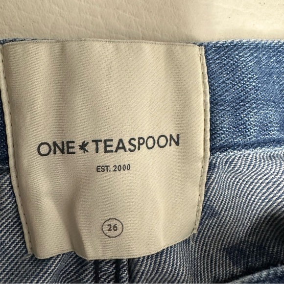 ONE TEASPOON WOMENS BLUE JEANS SIZE 26 - Picture 5 of 9